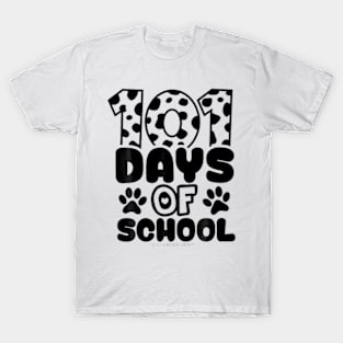 100 Days Of School Dog Boys Dalmatian Girls 100 Days Smarter T-Shirt